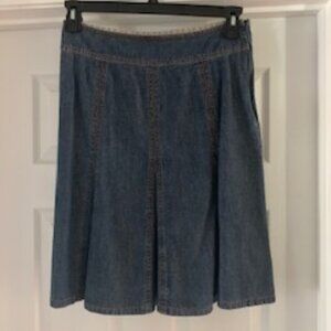 Boden knee-length 100% cotton skirt size 6 (US)
